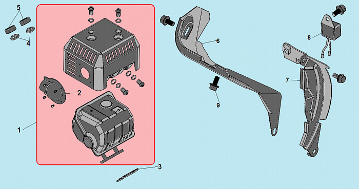 18 ГЛУШИТЕЛЬ КУЛЬТИВАТОР CHAMPION ВС7713