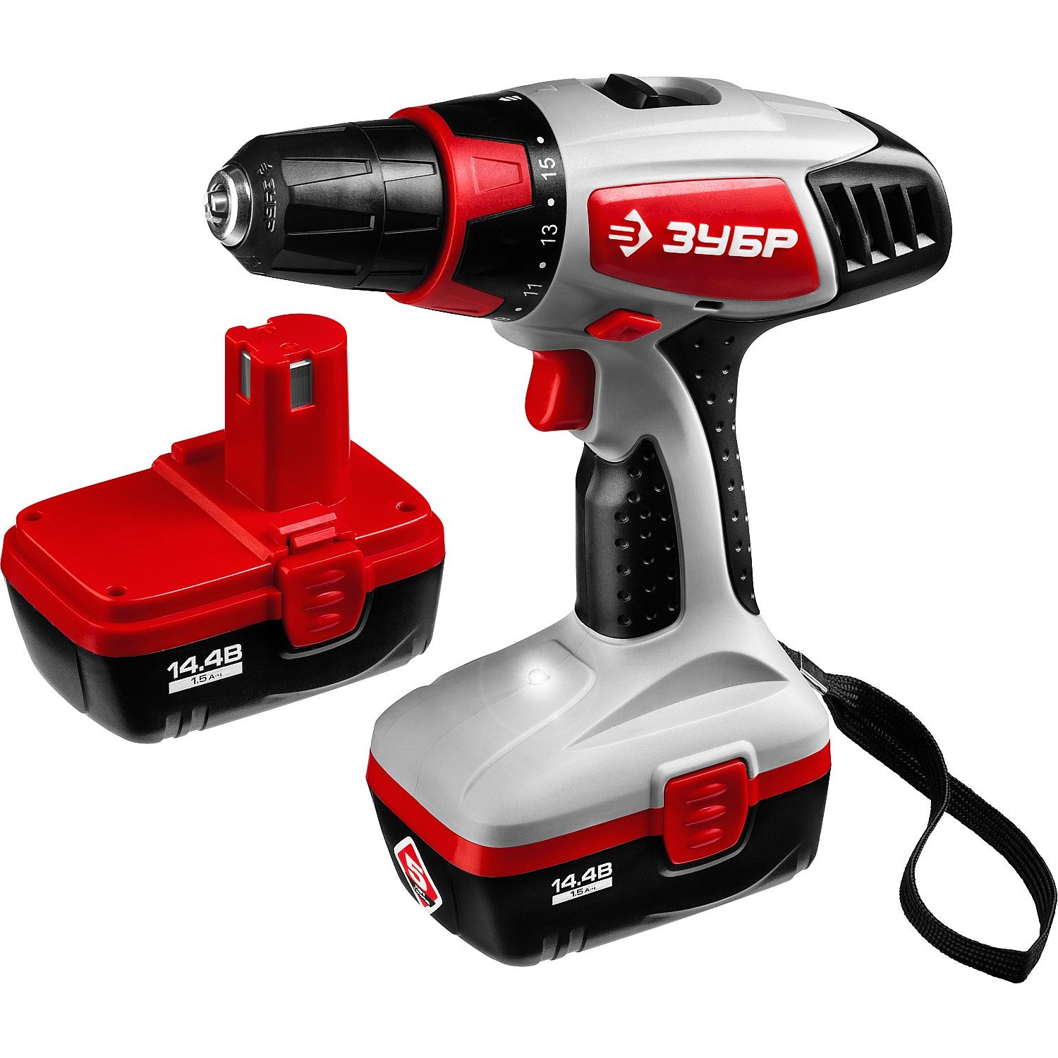 Дрель - шуруповерт, 2 АКБ ЗДА-14.4-2 КИН