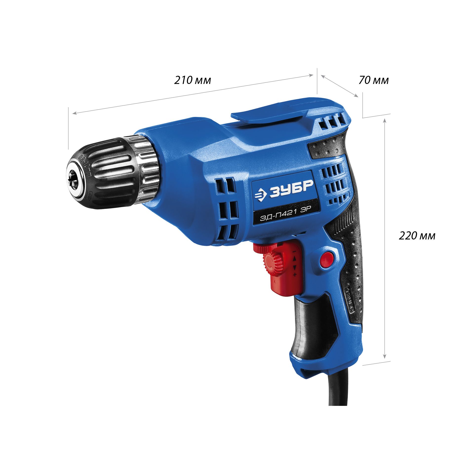 Дрель реверсивная ЗД-П421 ЭР
