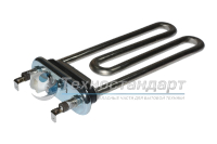 Тэн 1600W, прямой, с датчиком, L=175 мм, l=9 мм, резинка с "юбкой", для LG, код AEG33121513, замена AEG73309902, Kawai